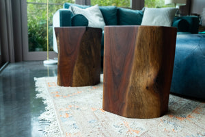 Black Walnut Timber Side Table